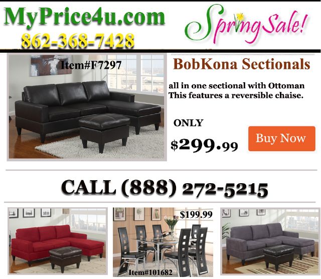 BOBKONA Brookshore Sectional F7457-F7459 