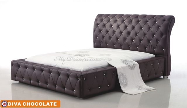 Diva Chocolate Platform Bed by American Eagle