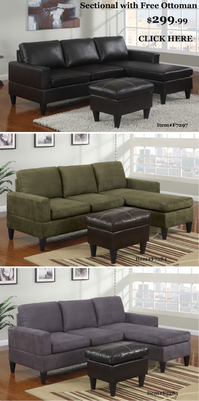 NEW SECTIONAL 4 COLORS 