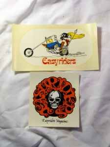 Early style Easyrider magazine decals
