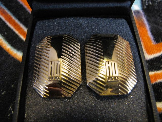 Harley Davidson old style design  post  earrings