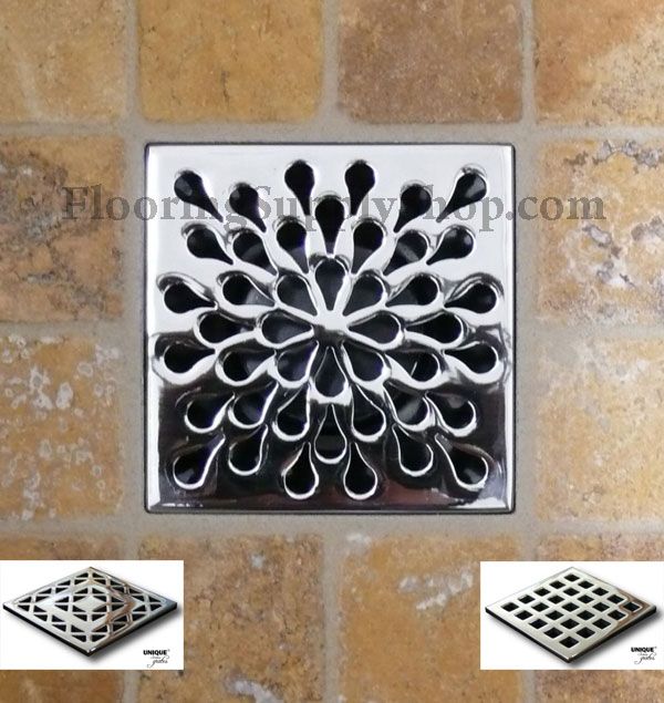 Ebbe Square Shower Drain Unique Series
