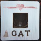 Love your Cat Handcrafted Picture Frame