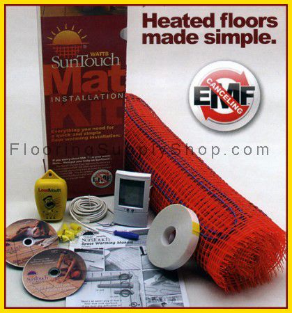 Suntouch Electric Radiant Floor Heat Mats KIT 10 S