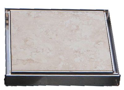 Square Tile Insert Point Shower Drains