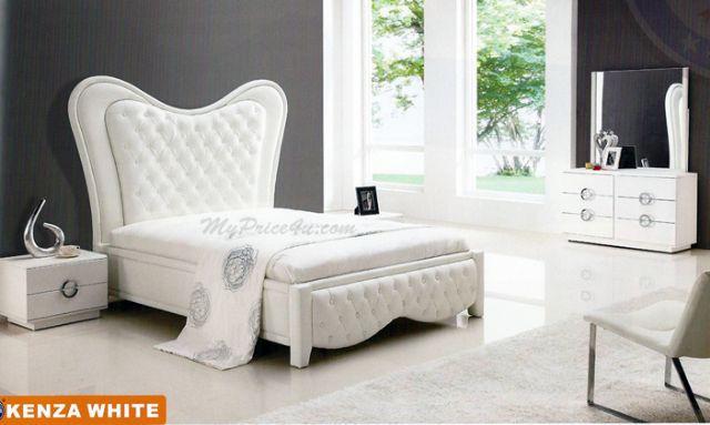 Kenza White Bed by American Eagle