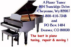 Piano Moving, Tuning & Repair