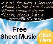 SHEET MUSIC -  FREE (Absolutely free)