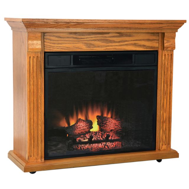 Electric Fireplace 1400 Heater Oak