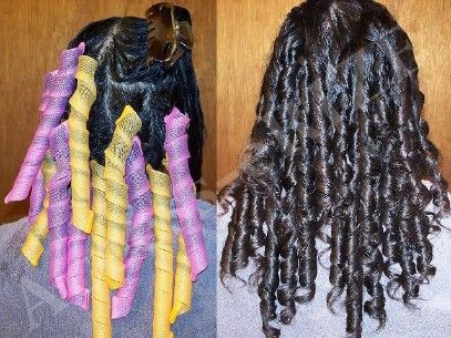 20 Extra-Long Wide Curlformers Spiral 4 Long Hair