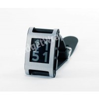 Brushed Aluminum Film and Screen Protector For Pebble Watch 