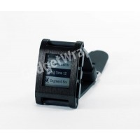 Brushed Black Metallic Film and Screen Protector For Pebble Watch 