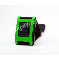Green Hyper Fluorescent Pebble Watch Wrap and Screen Protector 