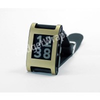 Matte Metallic Pyrite Pebble Watch Wrap