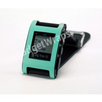 Mint Green Matte Pebble Watch Wrap And Screen Protector