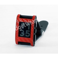 Red Carbon Fiber Film and Screen Protector For Pebble Watch 