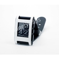 White Carbon Fiber Film and Screen Protector For Pebble Watch 