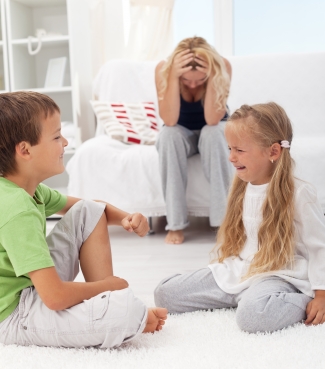 stockfresh 1389892 kids having a quarrel and fight sizeXS Tomorrow is a brand new day
