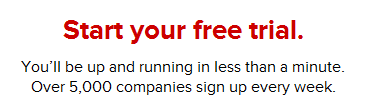 Basecamp quick signup