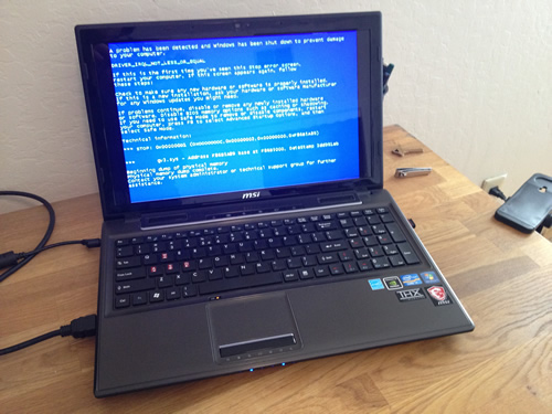 Blue Screen of Death