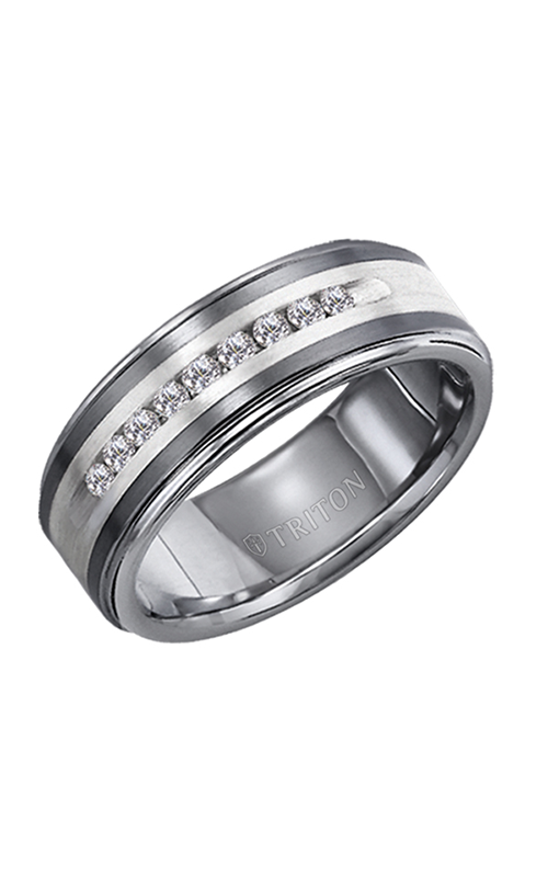 Triton Men's Wedding Bands 21-2218SC-G Triton Men's Wedding Bands 21-2218SC-G