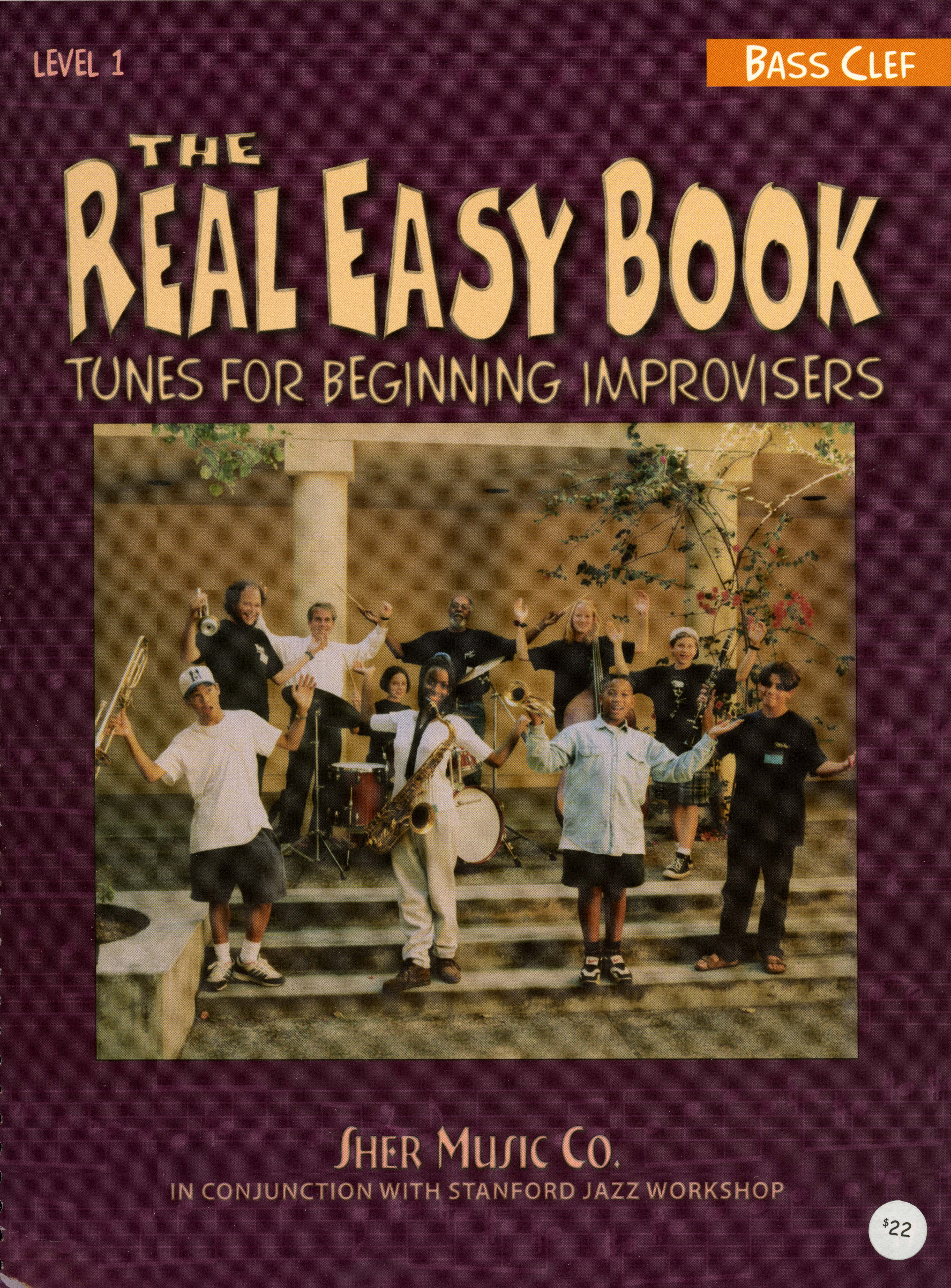 Real Easy Book Bass Clef Edition Jazz Bassoon Cello Trombone Sher Music