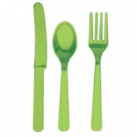 Kiwi Green Assorted Cutlery Pack