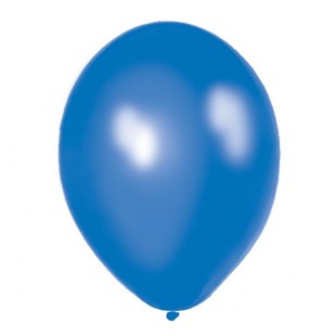 Blue Metallic Balloons