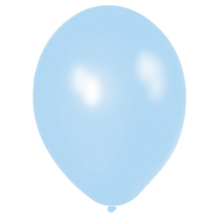 Light Blue Metallic Balloons