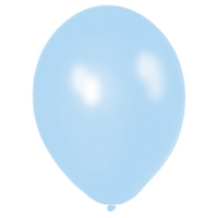 Light Blue Metallic Balloons