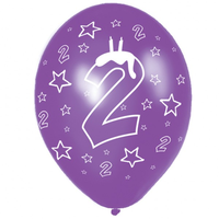 Happy 2nd Birthday Balloons