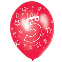 Happy 5th Birthday Balloons