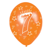 Happy 7th Birthday Balloons