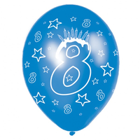 Happy 8th Birthday Balloons