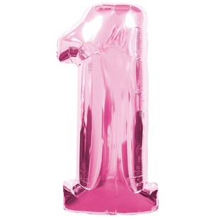 Giant Foil Pink Number 1 Balloon