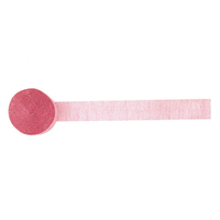 Pink Crepe Streamer