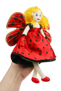 Ladybird Fairy Large Finger Puppet