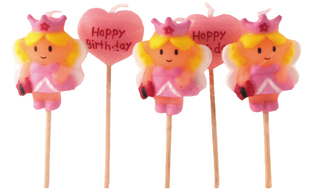 Princess Shaped Candles