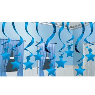 Blue Stars Hanging Decoration