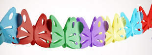 Very Hungry Caterpillar Butterfly Garland
