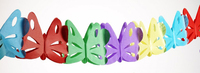Very Hungry Caterpillar Butterfly Garland