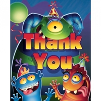 Monster Mania Thank You Cards