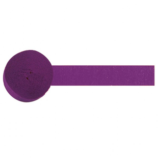 Purple Crepe Streamer