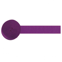 Purple Crepe Streamer