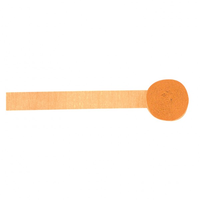 Orange Crepe Streamer