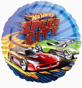 Hot Wheels Foil Balloon