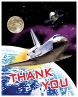 Space Odyssey Thank You Cards