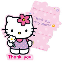 Hello Kitty Thank You Cards