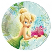 Tinkerbell Flowers Plates