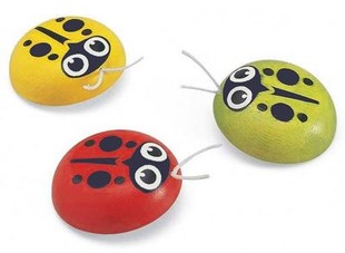 Wooden Pull back bugs